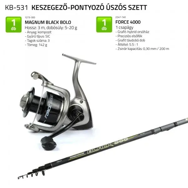 Superprijs NEVIS Keszegező-Pontyozó úszós szett