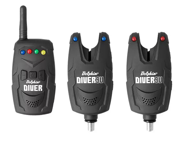 Kapásjelző szett Delphin DIVER 9V 3+1 - Akcio Koop Online