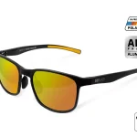 Aanbieding Polarizált napszemüveg Delphin SG BLACK narancssárga lencsév