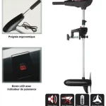 Veilige Betaling Prologic E-Thrust 55 lbs Elektromos Csónakmotor