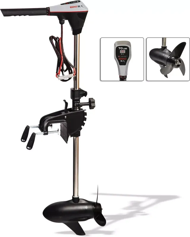 Nieuw RHINO Outboard Trolling BLX 70 LB electric outboard elektrom