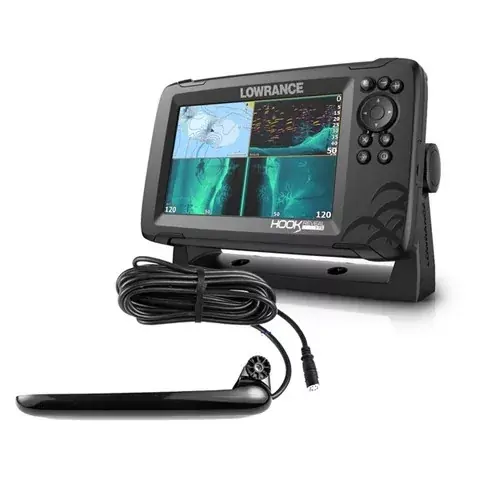 Hook REVEAL 7 Tripleshot GPS/halradar plotter 200, 455/800 k Flitsaanbieding