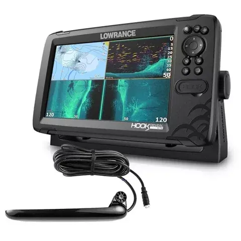 Direct Beschikbaar Hook REVEAL 9 Tripleshot GPS/halradar plotter 200, 455/800 k