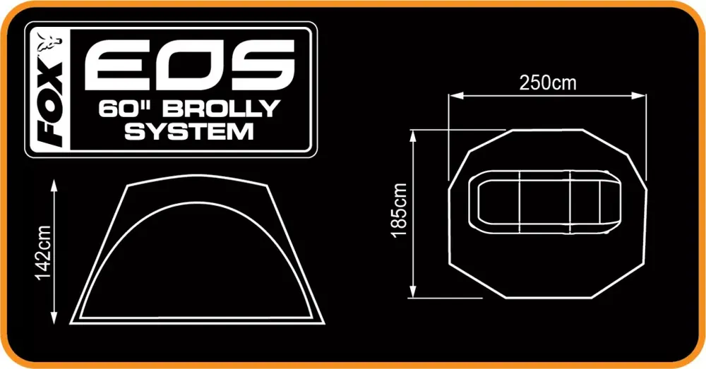 Voordeelprijs Fox EOS 60" Brolly System-Eos 60in Brolly System - Brut