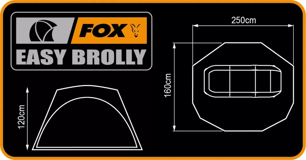 Aanbieding Fox Easy Brolly-Fox Easy Brollyz