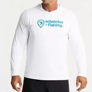 Actieprijs Adventer & Fishing ADVENTER KAPUCNIS UV ÁLLÓ PÓLÓ WHITE & BL