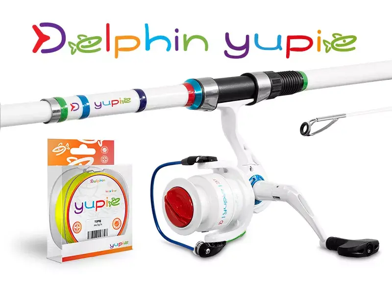 Delphin YUPIE horgász szett gyerekeknek 180cm + 3T + 0,25m Koopje
