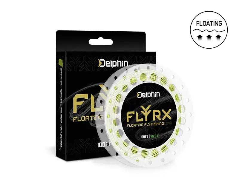 Tijdelijk Beschikbaar Delphin FLYRX fonott legyezőzsinór WF4-F / 100 FT - Brutal