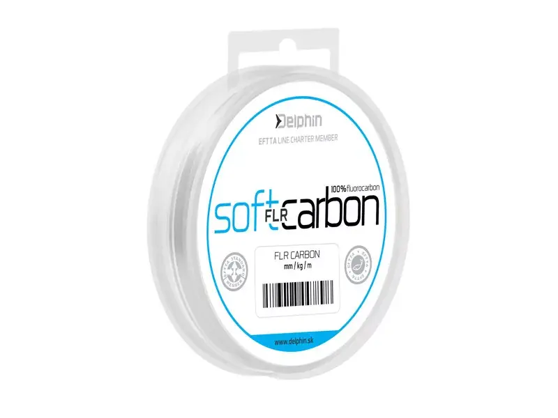 Uitverkoop Delphin SOFT FLR CARBON - 100% fluocarbon 0,128mm 1,38kg 5