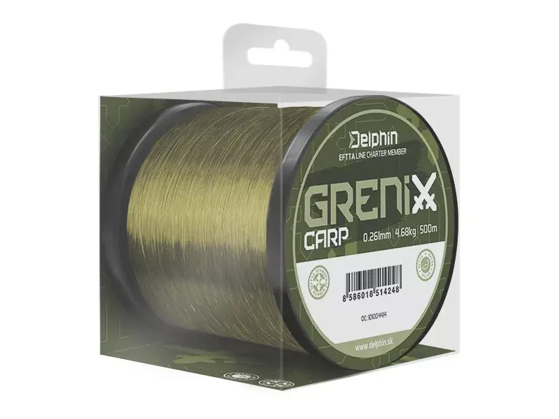 Delphin GRENIX Carp / zöld 0,309mm 6,55kg 500m - Brutalfis Gecertificeerd