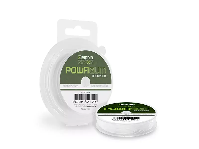 Delphin REAXE PowaGUM Absorber Transzparens 1.2mm/10kg/10m Populair