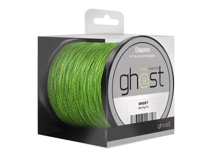 Meest Verkocht Delphin GHOST 8+1 / zöld 0,18mm 9,1kg 600m -