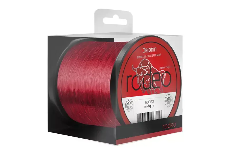 Gereduceerde Prijs Delphin RODEO / piros 0,30mm 7,7kg 1200m - Ak