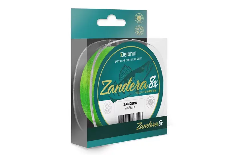 Delphin ZANDERA 8 / fluo zöld 0,16mm 10,9kg 150m - Brutalf Dagaanbieding