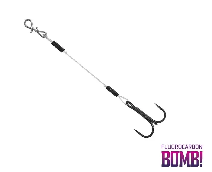 BOMB! Twisto RIGS Fluorocarbon / 3db 2/12cm Lage Prijs