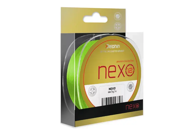 Delphin NEXO 12 / fluo zöld 0,18mm 13,0kg 130m - Brutalfis Nieuw