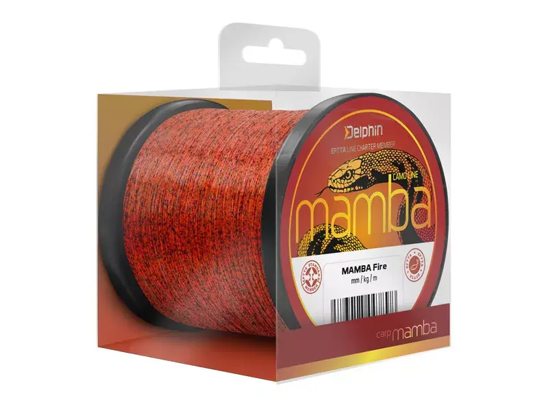 Delphin MAMBA Carp / Fire 0,28mm 6,1kg 600m - Nu Kopen
