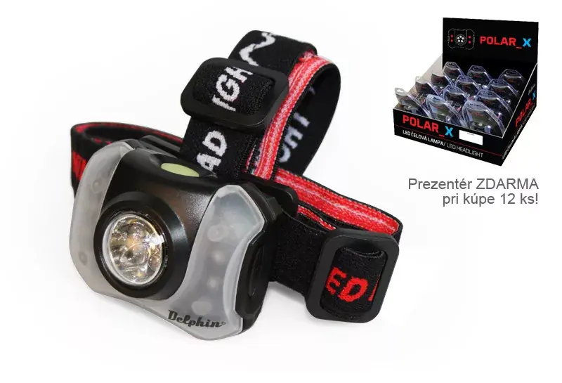 Weekendaanbieding Fejlámpa Delphin POLAR_X 5+4 LED - Akcioshorg