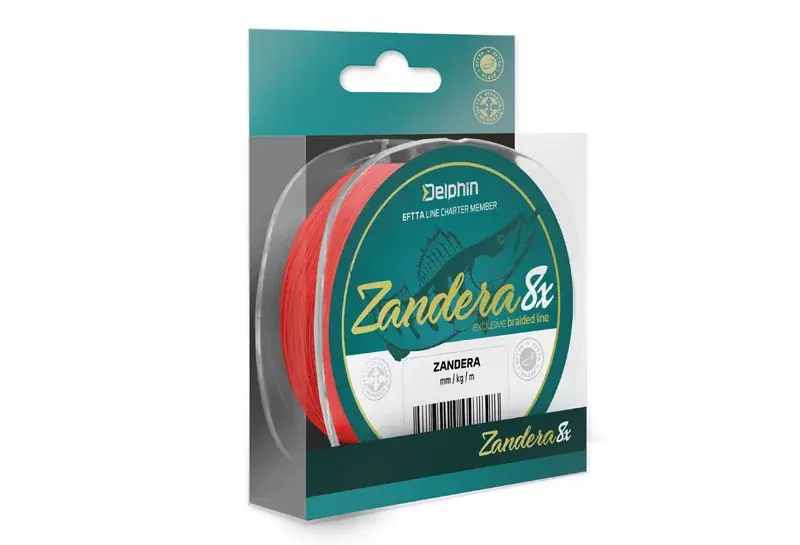 Must-Have Delphin ZANDERA 8 / piros 0,16mm 10,9kg 150m