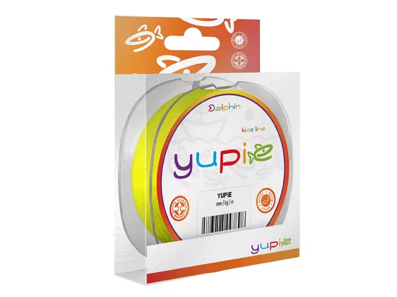 Delphin YUPIE / fluo sárga 0,22mm 4,2kg 300m Populair