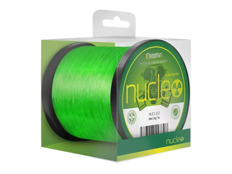 Goedkoop NUCLEO pontyozó horgászzsinór / fluo zöld 0,30mm 7,7kg 120
