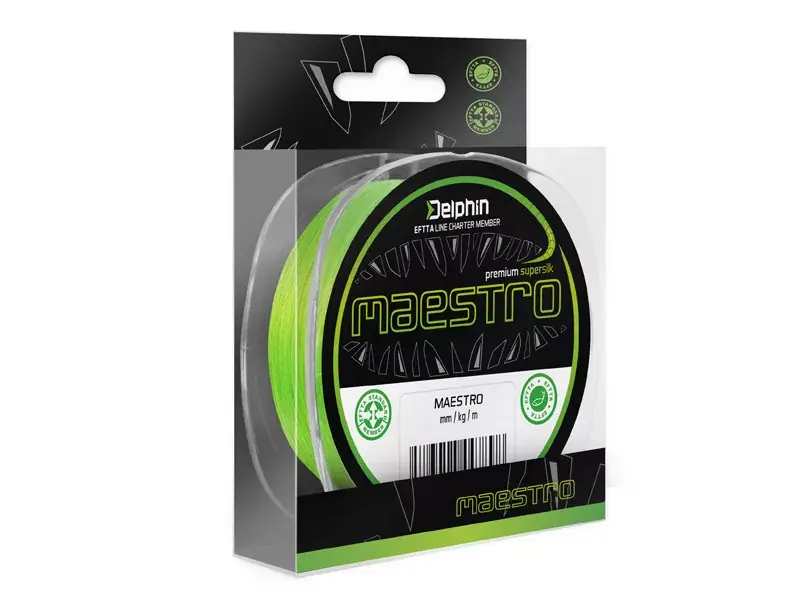 Meest Verkocht Delphin MAESTRO / fluo zöld 0,15mm 9,0kg 150m