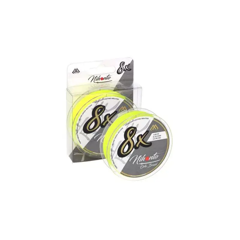 Aanbieding Mikado Nihonto Octa Braid Fluo 0,18mm 150m - Ak