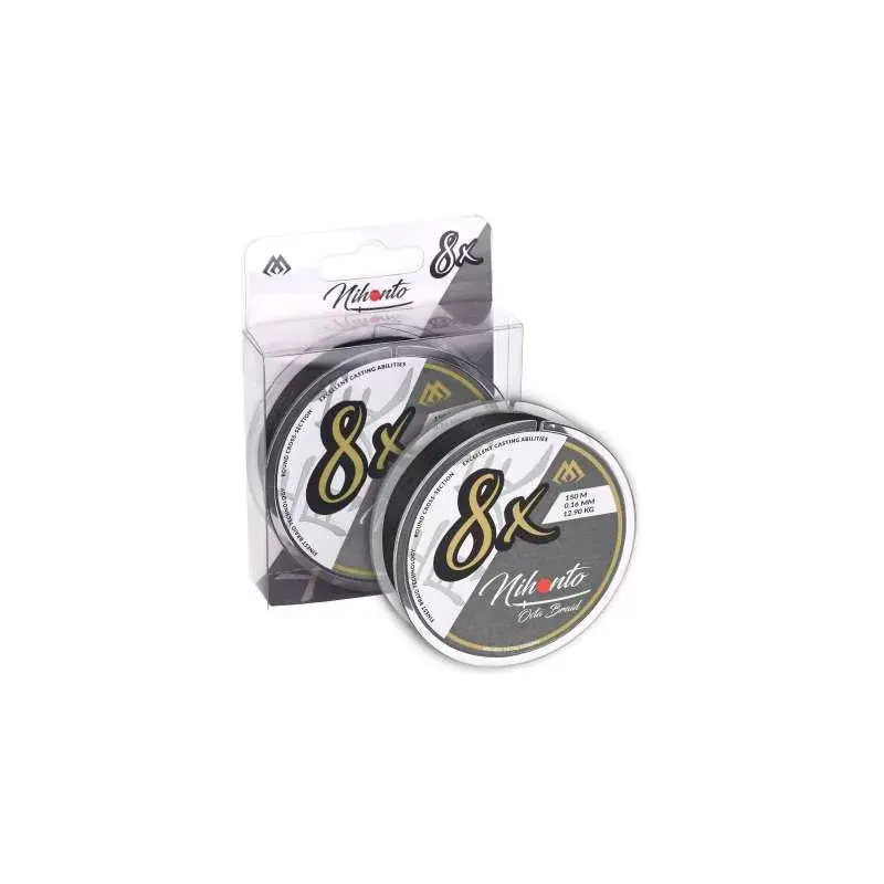 Mikado Nihonto Octa Braid Fekete 0,40mm 150m - Flitsaanbieding