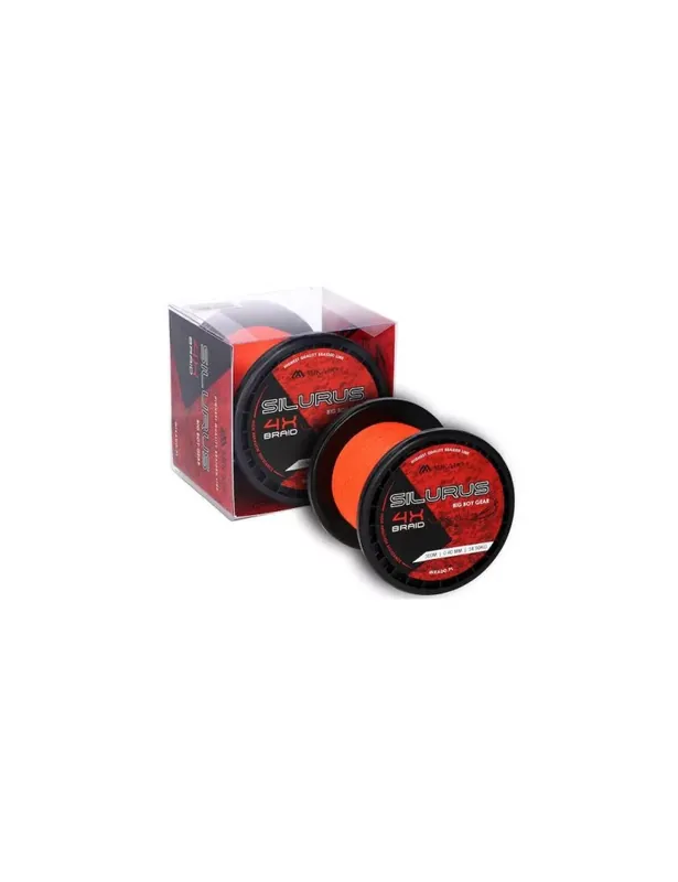 Meest Verkocht Mikado Silurus Fluo Orange 300m 0.35mm - Akcios