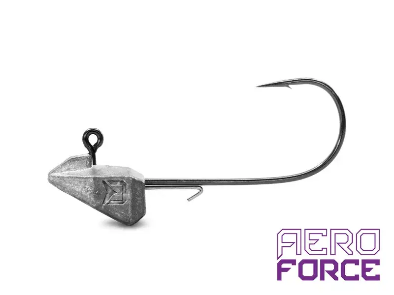 Grub-tartóval ellátott Delphin AeroFORCE jigfej / 5 db 15g Merkproduct