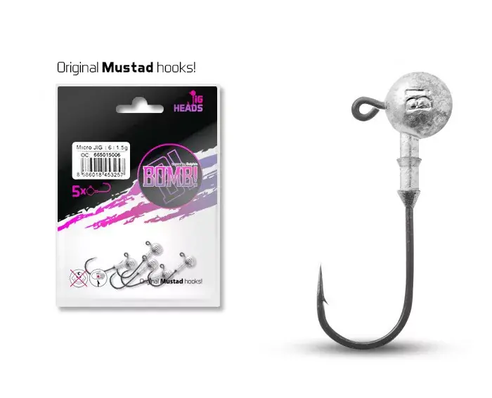 Korting Jig fej Delphin BOMB! / 5db 10g-3/0 - Akciosh