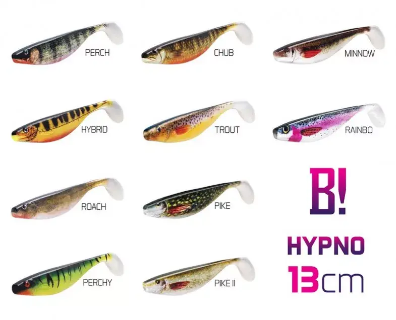 Must-Have BOMB! Gumihal HYPNO / 2db 13cm/3D PIKE - Akci