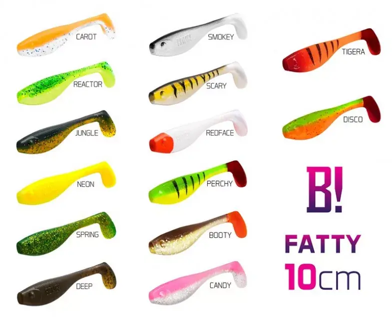 BOMB! Gumihal Fatty / 5db 10cm/DISCO - Akcios Beste Prijs