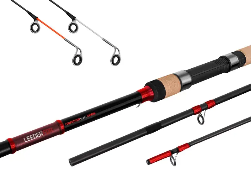 Beperkte Voorraad Delphin LEEDER Feeder + 2 spicc 360cm/120g/3 rész - Brutal