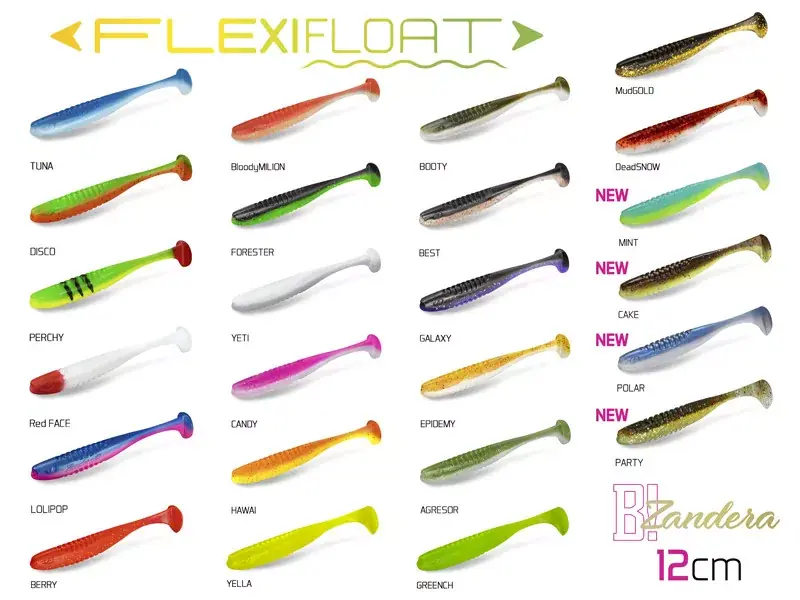 Gumihal Delphin ZANDERA FlexiFLOAT UVs / 5db 12cm/FORESTER Beste Prijs