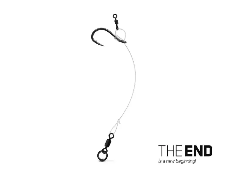 Delphin THE END CHOD Rig kötött horog 4db 6cm / 0.45mm/ 6 Hete Deal