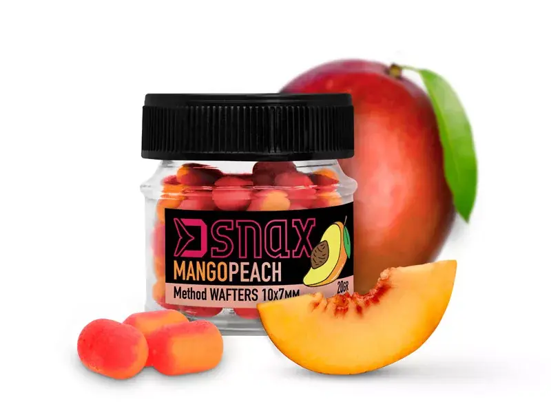 Superprijs D SNAX WAFT csali 7x5.5mm/20g Mangó-Barack -