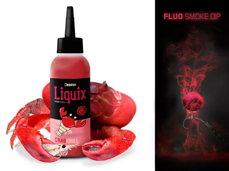 Bestseller Fluo dip D SNAX LiquiX /100ml Rák-Krill - Akc