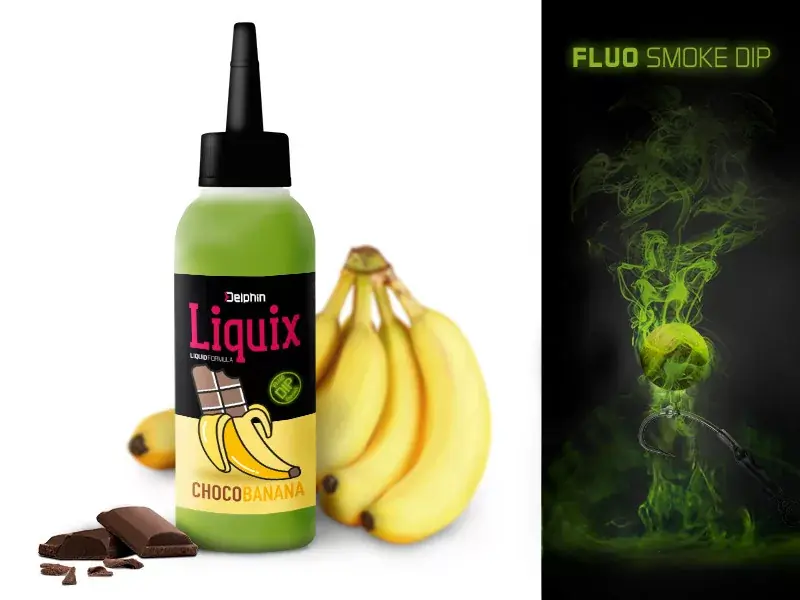 Speciale Aanbieding Fluo dip D SNAX LiquiX /100ml Csokoládé-Banán