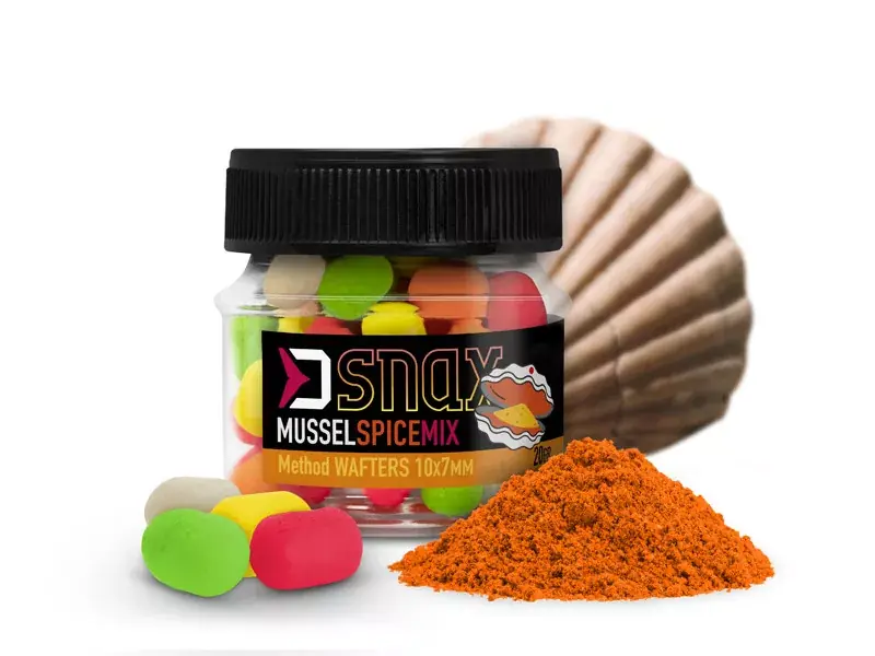 MIX D SNAX WAFT csali 10x7mm/20g Kagyló-Fűszer - Brutalfis Rechtstreeks Van De Fabrikant