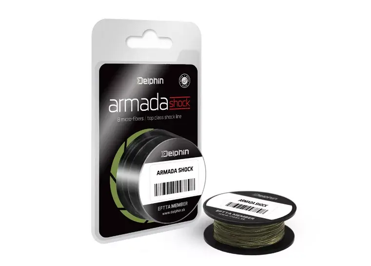 Delphin ARMADA SHOCK zöld 0,18mm 40lbs 40m - Uitverkoop