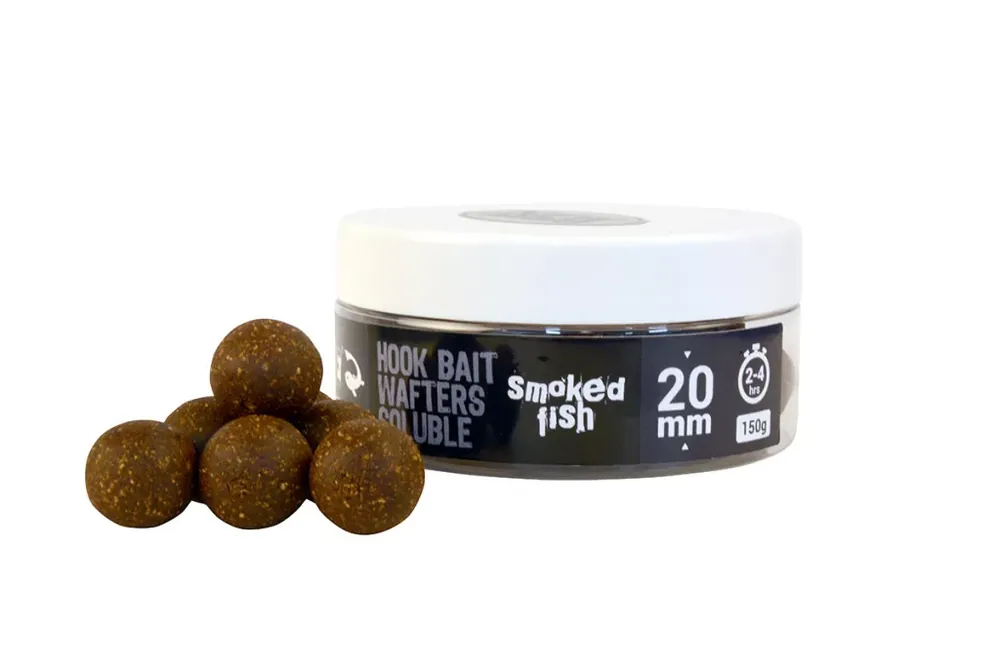 Gereduceerde Prijs THE ONE HOOK BAIT WAFTERS SOLUBLE BLACK 20MM -