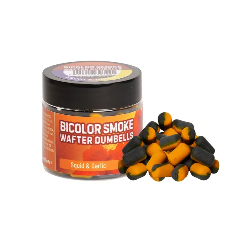 BENZAR MIX BICOLOR SMOKE WAFTER DUMBELLS SQUID-FOKHAGYMA 12* Koopje