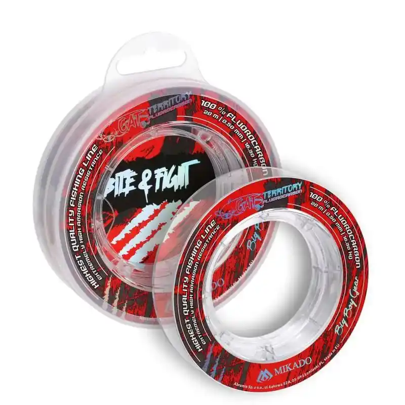 Hete Deal Mikado Cat Territory Fluorocarbon Előke 1.20mm 20m - Brutalf