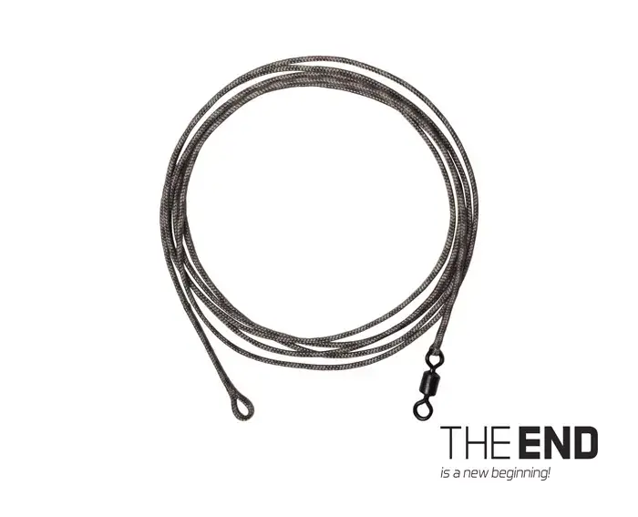 Korting Delphin THE END Leadcore + swivel kötött horog / 3db 1m -
