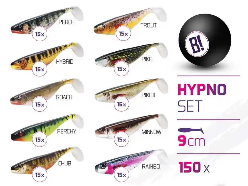 Actieprijs Műcsali szettek BOMB Hypno 9cm / 150db 9cm -