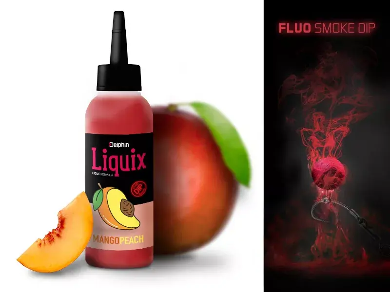 Fluo dip D SNAX LiquiX /100ml Mangó-Barack - Betrouwbaar