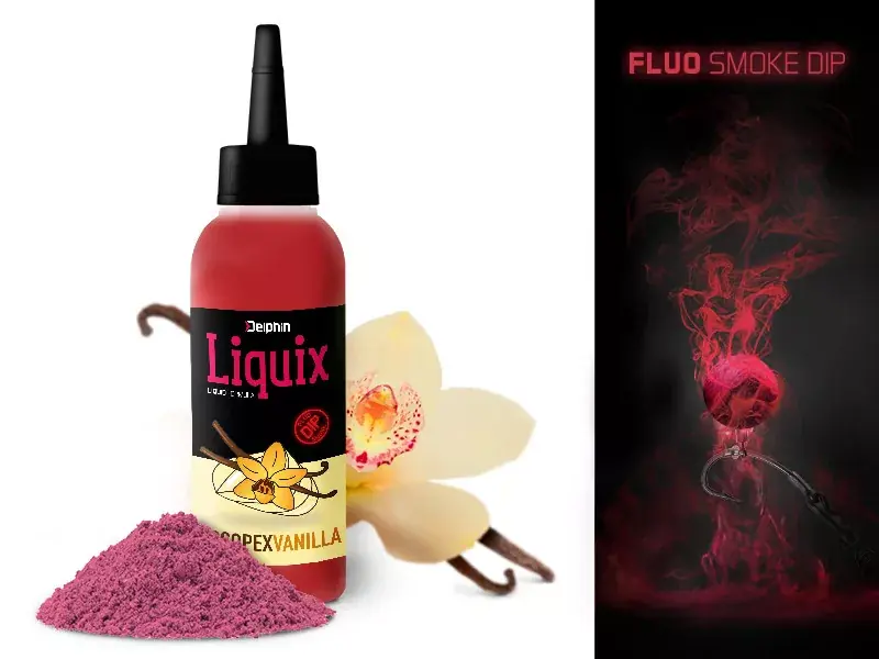 Fluo dip D SNAX LiquiX /100ml Scopex-vanilla Seizoensaanbieding