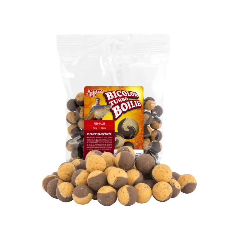 Lage Kosten BENZAR TURBO BICOLOR BOILIE HAL-SZILVA 250G 16MM - Brutalfis
