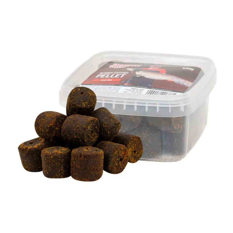 BENZAR MIX CATFISH PELLET 30 MM VÉRES MÁJ-HALAS 400G - Bruta Gecertificeerd